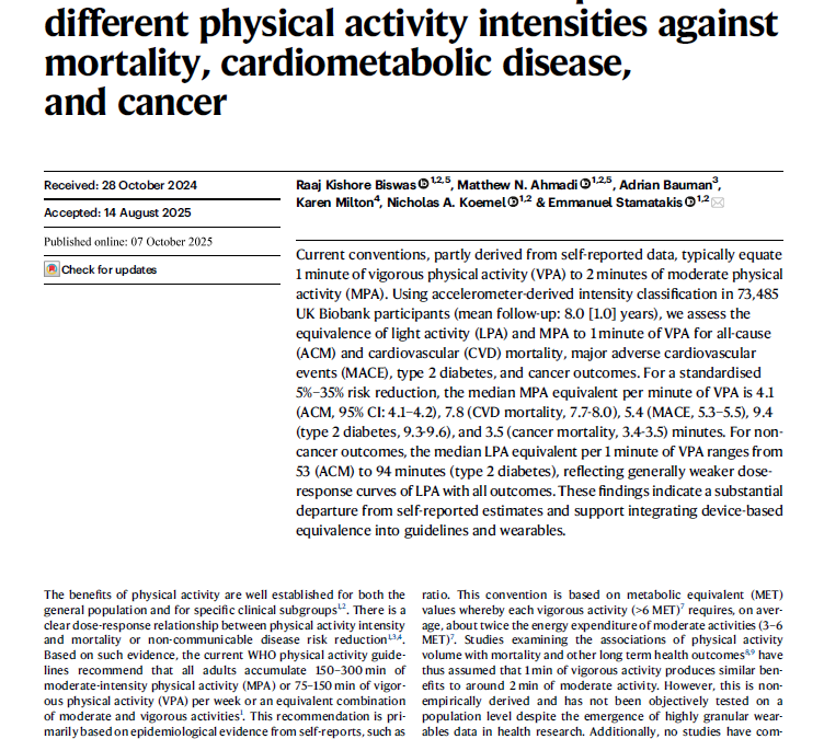 Eficiência temporal não é equivalência biológica: limites conceituais da extrapolação de dados epidemiológicos baseados em wearables para modelos de treinamento e adaptação fisiológica